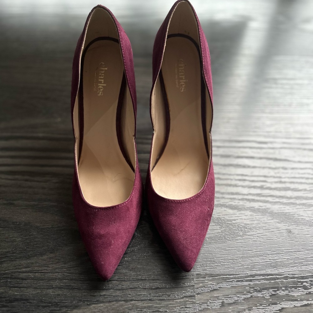 Charles By Charles David Pumps - Wine color size 9